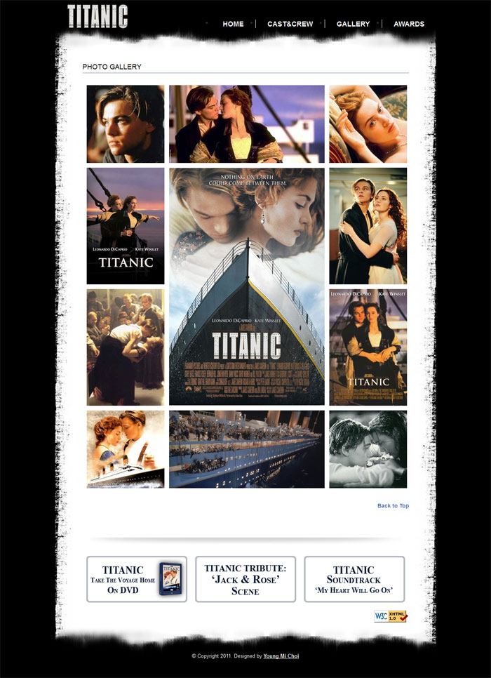Titanic movie website